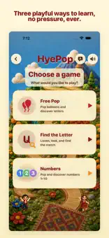 HyePop play mode selection